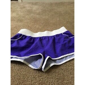 Op Women's Juniors Swim Trunks Shorts Size Medium 7-9 Blue & White